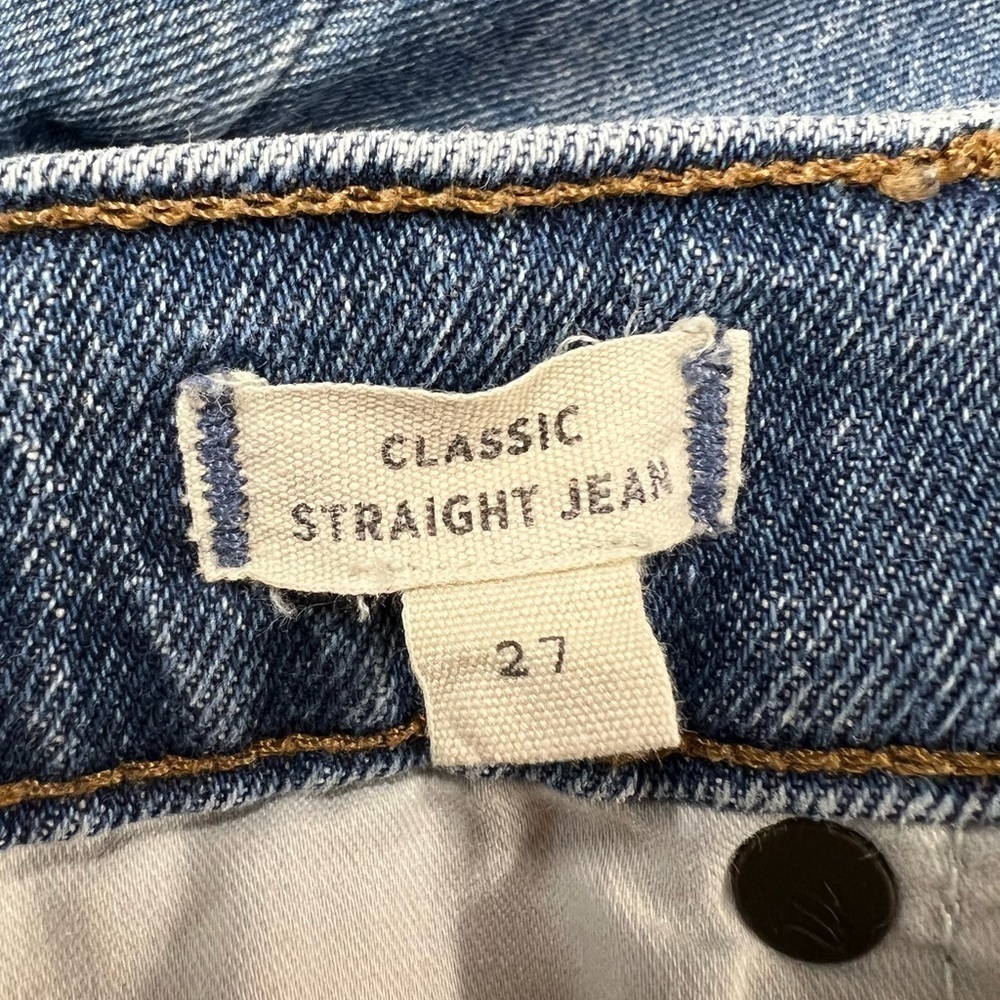 MADEWELL Classic Straight Jeans Coldbrook Wash 27 - Picture 12 of 14